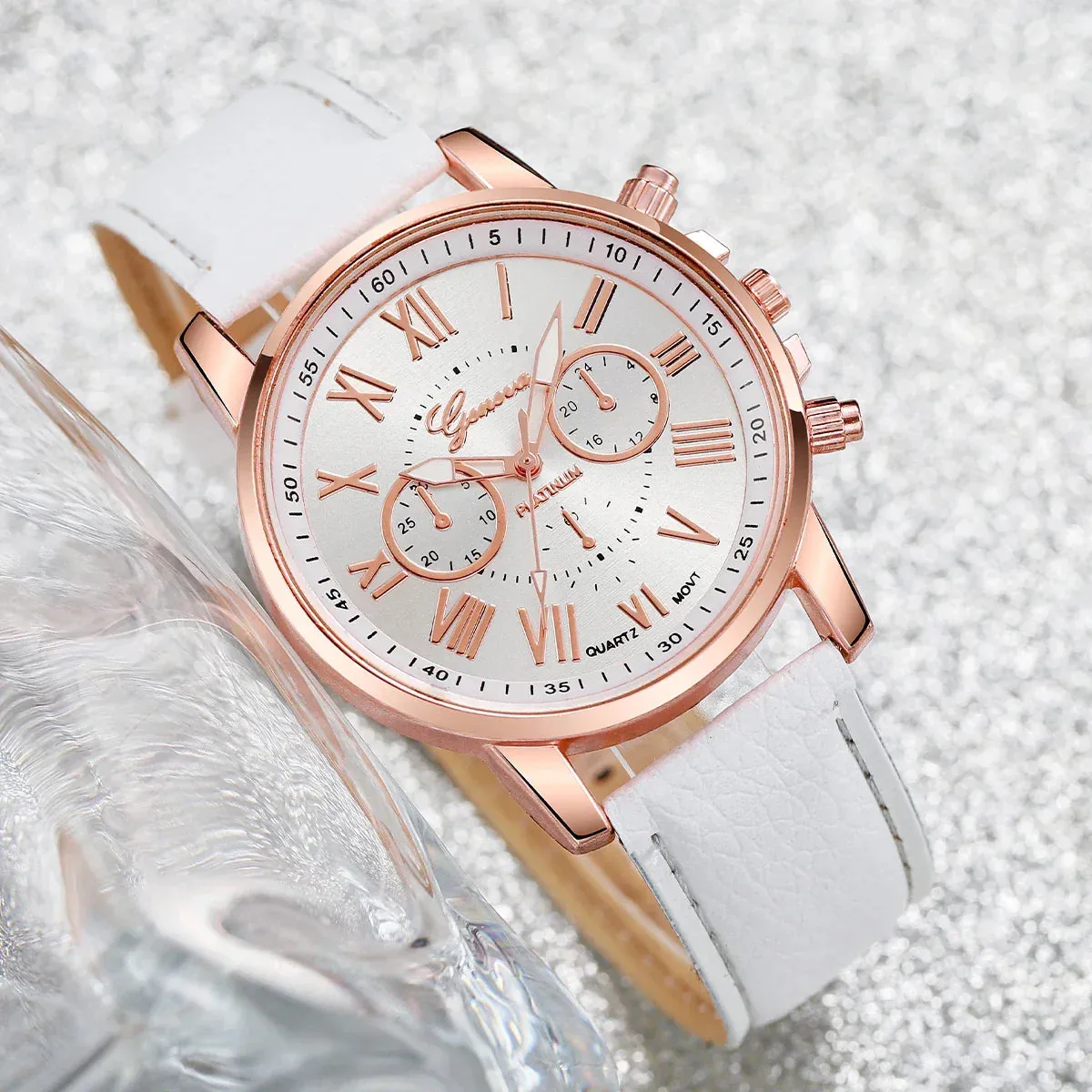 4 Piece Fashion Watch Bracelet Set - Without Box