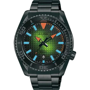 Alba Sports Analogue Green Dial Mens Watch AS9N93X