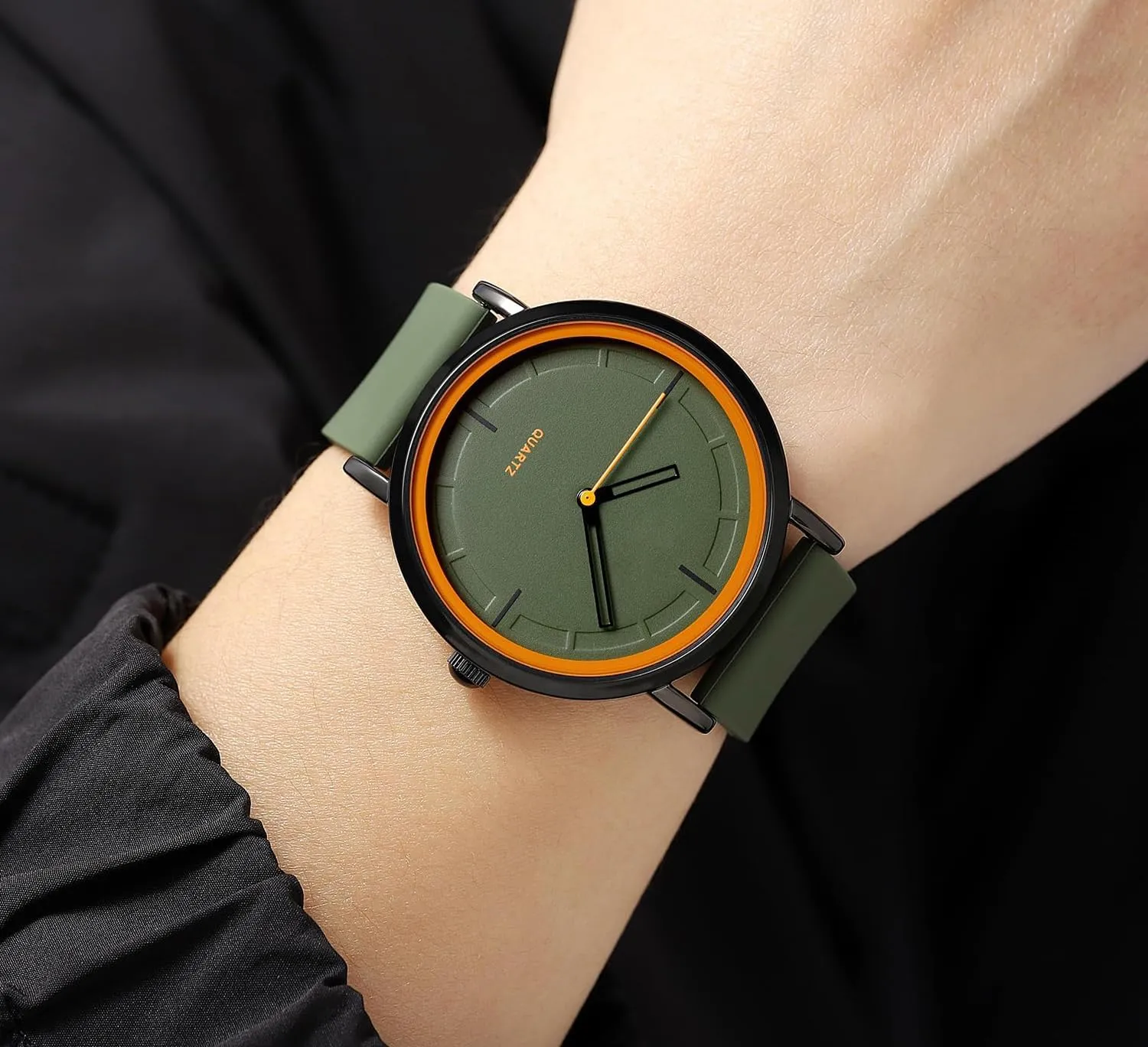 BESTKANG Fashion Simple Analog Quartz Wrist Watches Silicone Strap Waterproof Watch Women Watches Men Sports Watches
