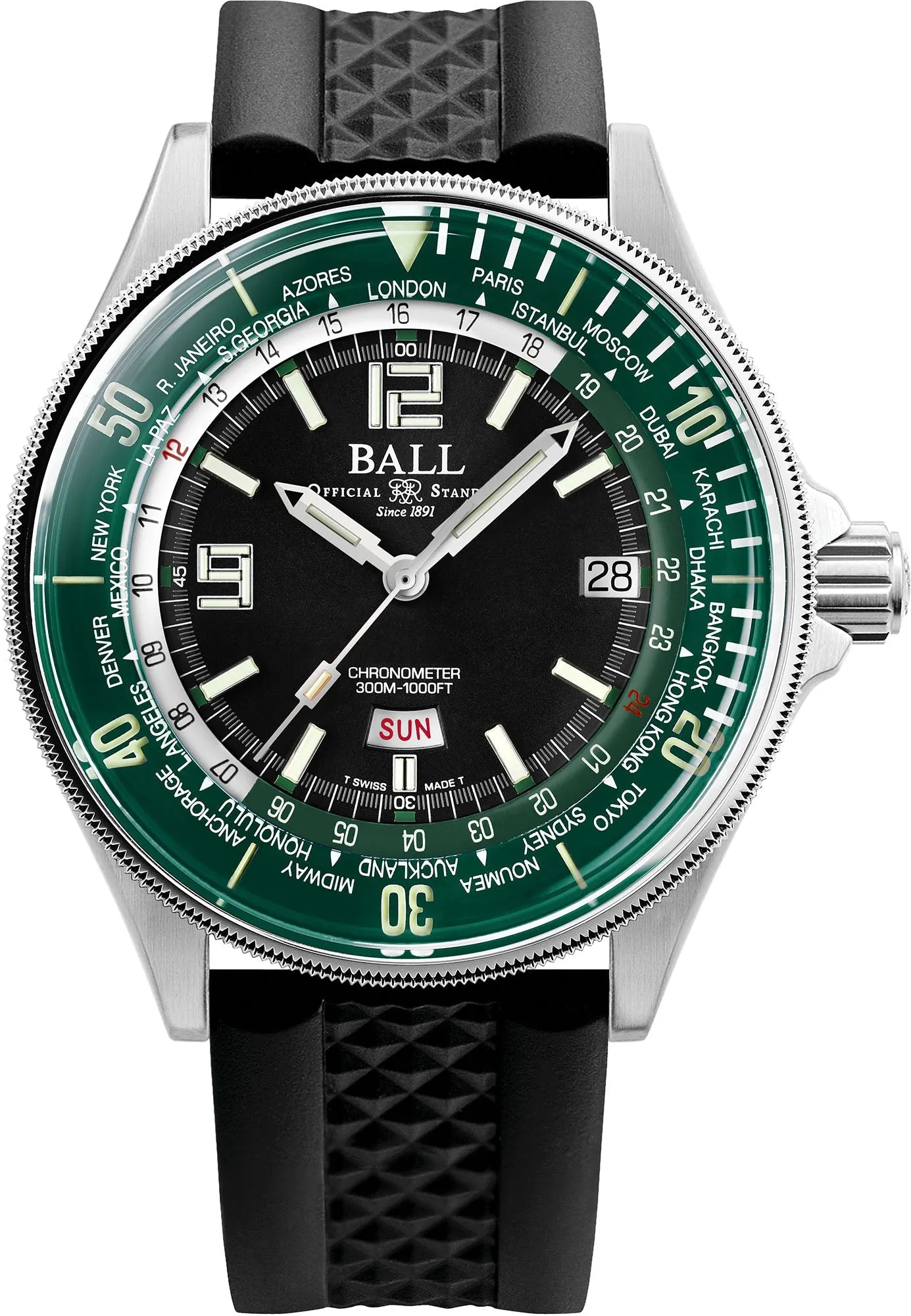 BL Watch Company Engineer Master II Diver WORSldtime Limited Edition