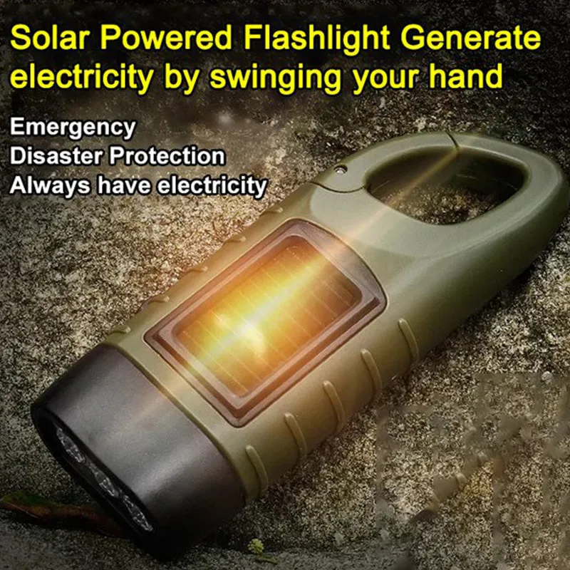 Black Friday Sale:50% OFFHigh Brightness Portable Outdoor Solar Powered Flashlight