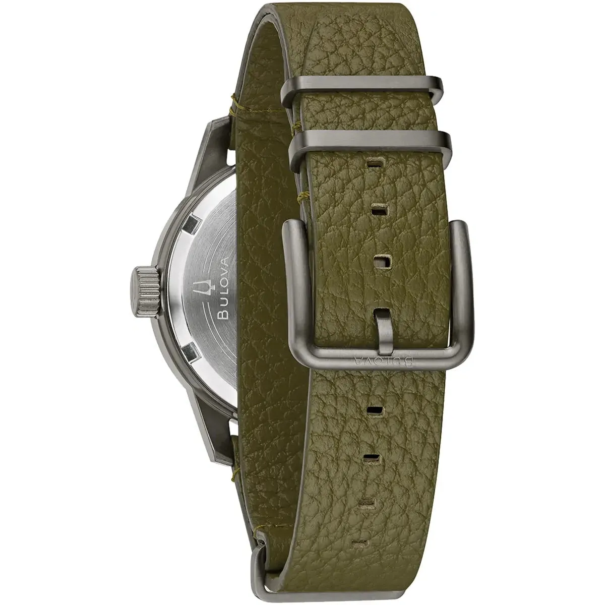 Bulova Hack Auto Men's Green Watch 98A255