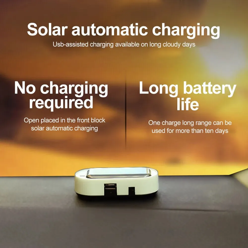 Car Solar Power Strobe Signal Security System Led Light Alarm Lamp Universal Flash Warning Fake Anti Theft Caution