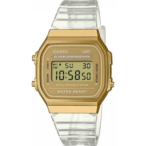 CASIO Mod. VINTAGE COLLECTION - TRANSPARENT BAND - Gold