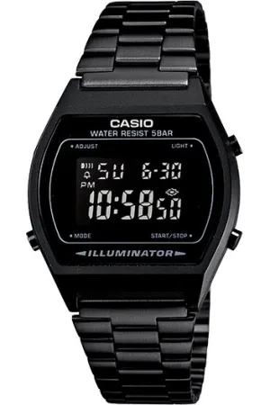 CASIO VINTAGE B640WB-1B ILLUMINATOR WATCH - BLACK