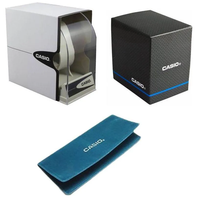 CASIO WAVE CEPTOR - WORLD TIME, RADIO CONTROLLED, Radio signal receiver (EU, USA, Japan) • Stop function • Alarm • Multi-language