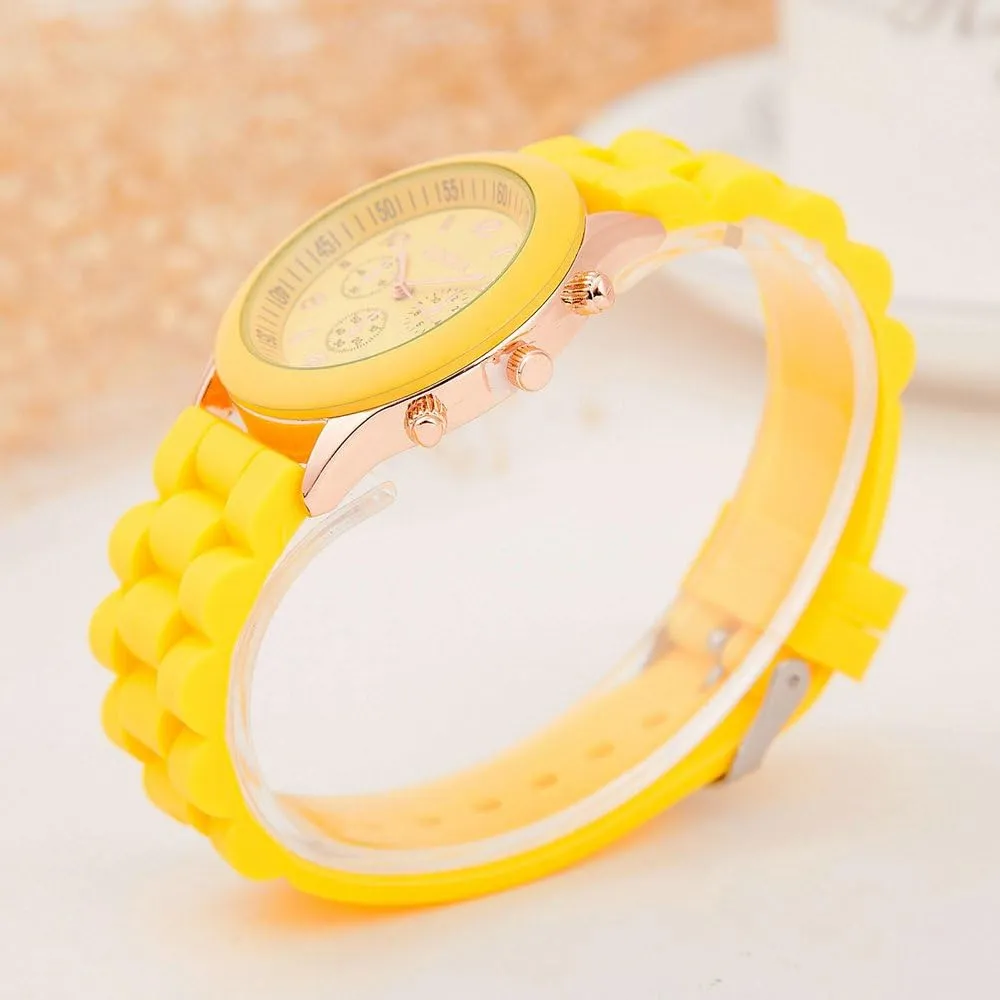 CdyBox Women's Fashion Silicone Quartz Men Girl Boy Unisex Jelly Wrist Watch