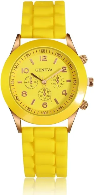 CdyBox Women's Fashion Silicone Quartz Men Girl Boy Unisex Jelly Wrist Watch