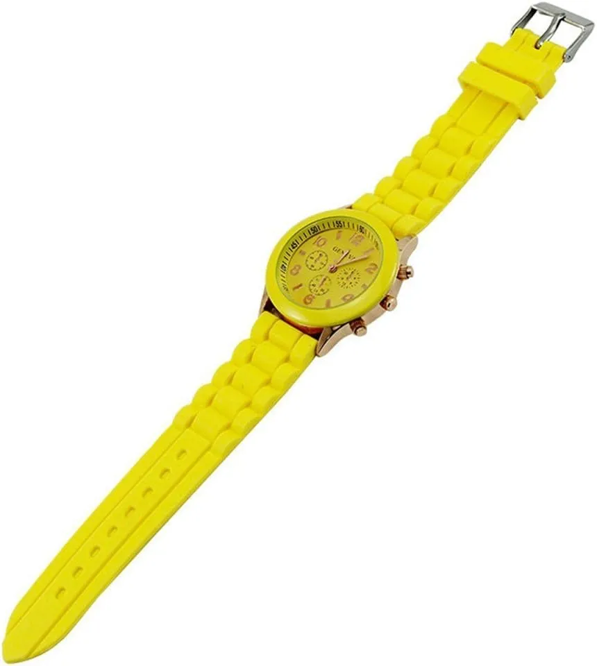 CdyBox Women's Fashion Silicone Quartz Men Girl Boy Unisex Jelly Wrist Watch