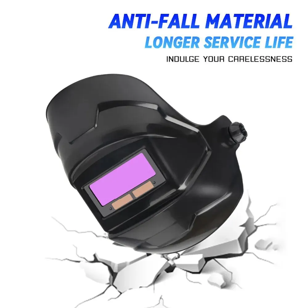 Chameleon Welding Helmet with Large View Solar Power and Auto Darkening