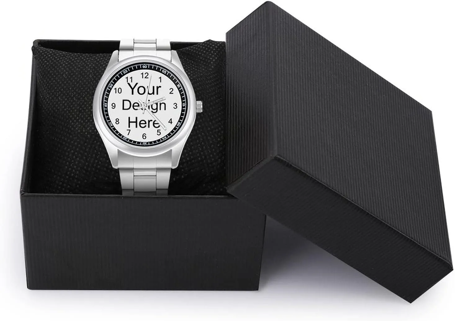 Custom Photo Watch - Personalized Watches with Your Own Picture/Text - For Men & Women