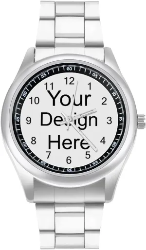 Custom Photo Watch - Personalized Watches with Your Own Picture/Text - For Men & Women