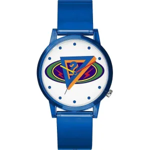 Guess Blue Resin Watch