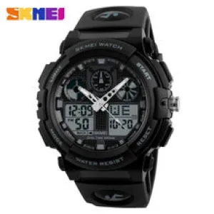 SKMEI Men Sport Watch Male Quartz Digital Dual Display