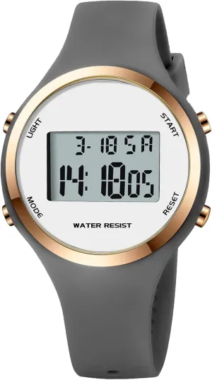 Women LED Display Elecreonic Watch Fashion Chrono Alarm Digital Clock Woman Outdoor Sport Wirstwatch